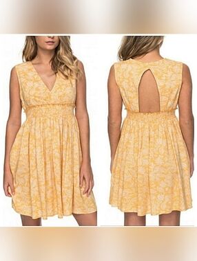 NWT Roxy Angelic Grace Printed Dress Sz M